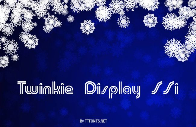 Twinkie Display SSi example
